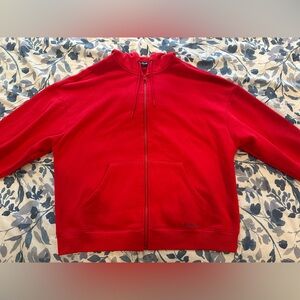 NWOT Atlanlion XL Red Zip-Up Hoodie